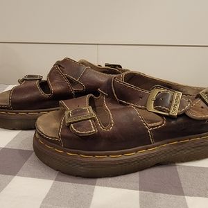Vintage brown Dr. Marten Sandals